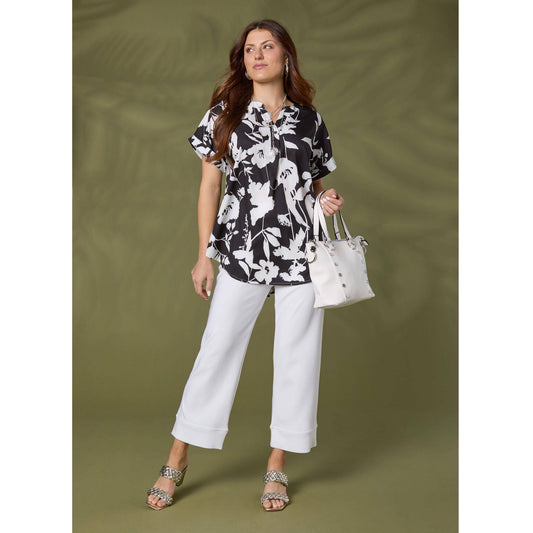 Georgie Wide Leg Cropped