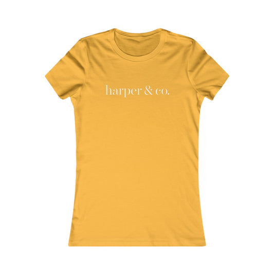 Women's Favorite Tee — Harper & Co. Minimalist Logo T-Shirt