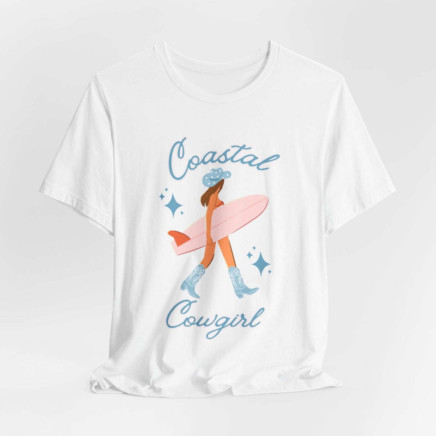 Coastal Cowgirl Surf Tee — Surfing Cowgirl Graphic T-Shirt