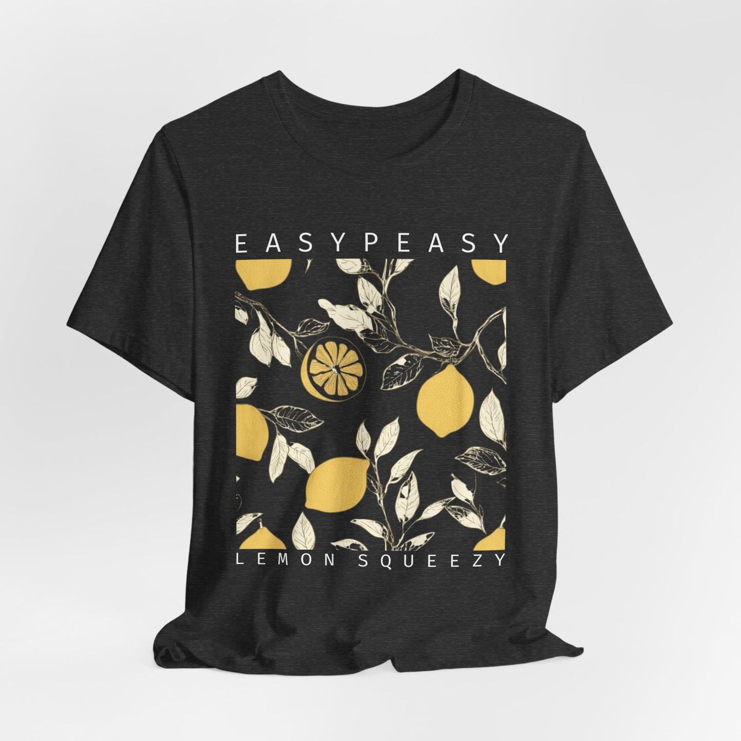 Easy Peasy Lemon Squeezy T-Shirt — Retro Lemon Graphic Tee