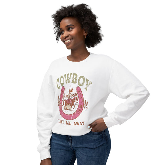 Cowboy 'Take Me Away' Crewneck Sweatshirt