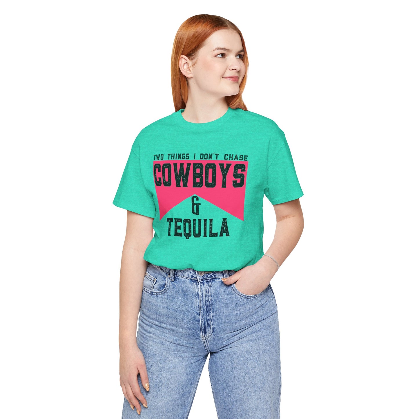 Cowboys & Tequila Graphic Tee — Western Rodeo Country Shirt