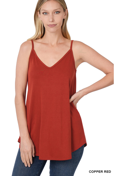 Zenana Reversible Spaghetti Strap Cami