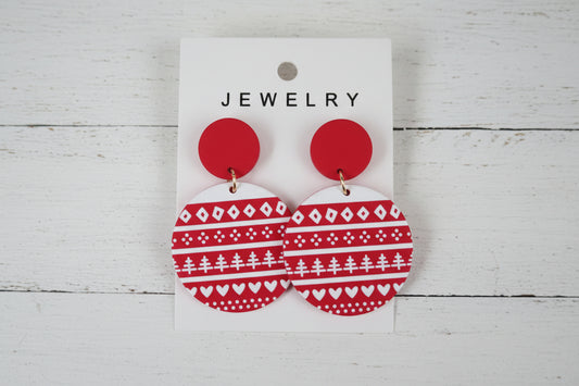Sweater Weather Winter Acrylic Earrings - 2 Colors
