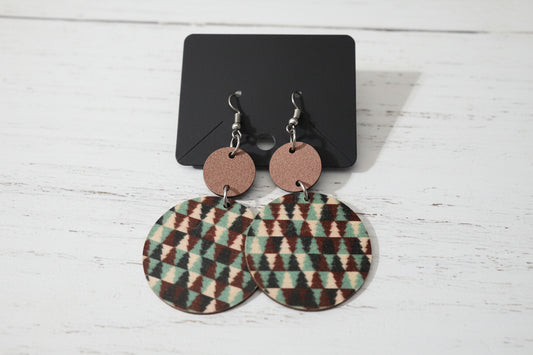 Winter Wooden Earrrings - 3 Designs