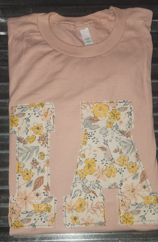 IA Handmade Paper Flowers Print Tee