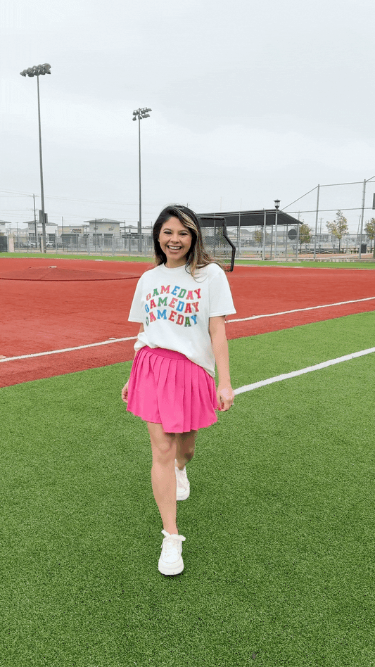 Gameday On True Fit White Tee