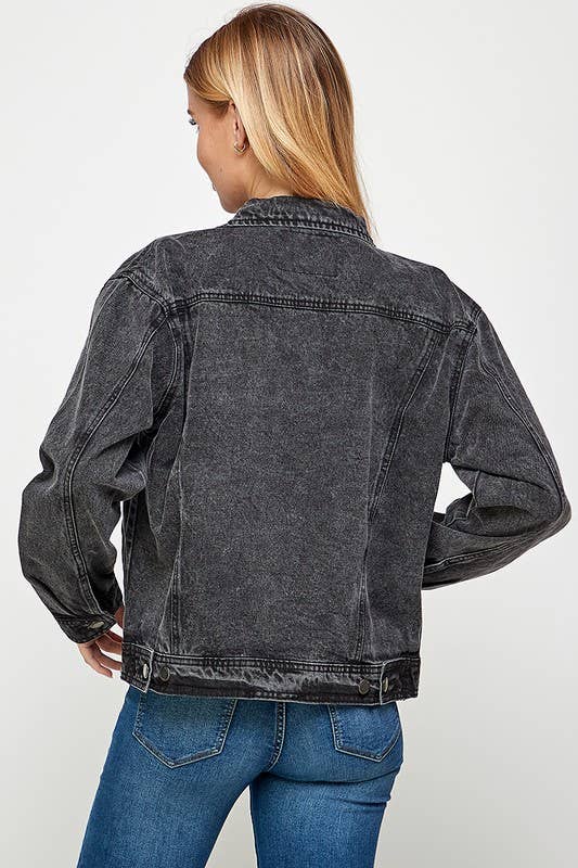Women's Denim Jacket Full Size