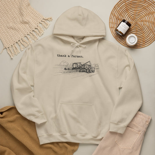 Thank a Farmer Unisex Heavy Blend™ Hooded Sweatshirt