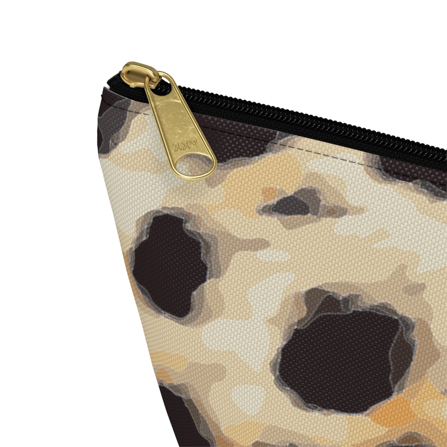 Leopard Print Accessory Pouch w T-bottom