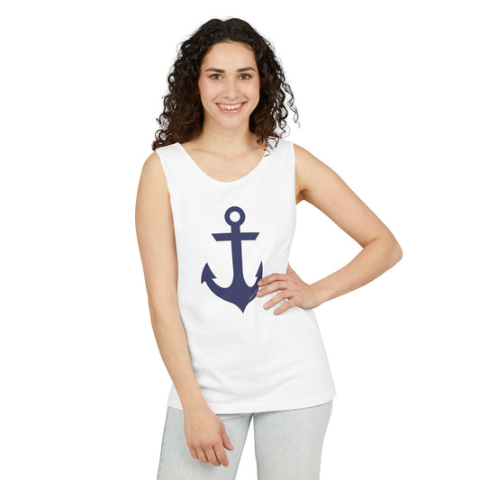 Anchors Aweigh Comfort Colors Unisex Garment-Dyed Tank Top Multiple Colors