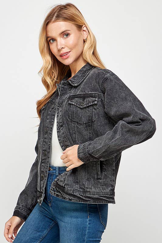 Women's Denim Jacket Full Size