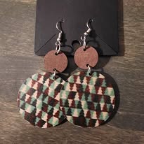 Winter Wooden Earrrings - 3 Designs