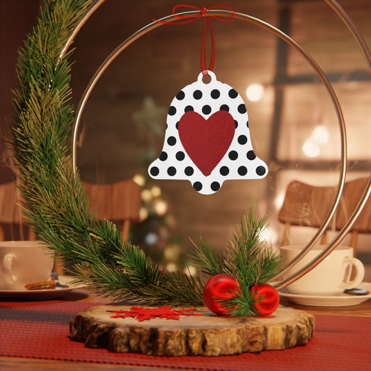Holiday Cocktail Club Red Metal Christmas Ornament