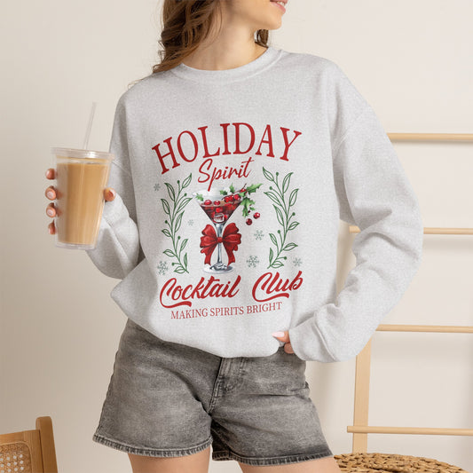 Holiday Spirit Cocktail Club Sweatshirt