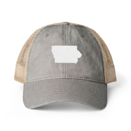 Iowa Women's Washed Mesh-Back Cap