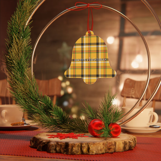 Shine Like Rudolph Tartan Plaid Ornaments for Holiday Decor, Unique Gifts for Christmas, Tree Decorations, Personalized Keepsakes, Festive Home Accents