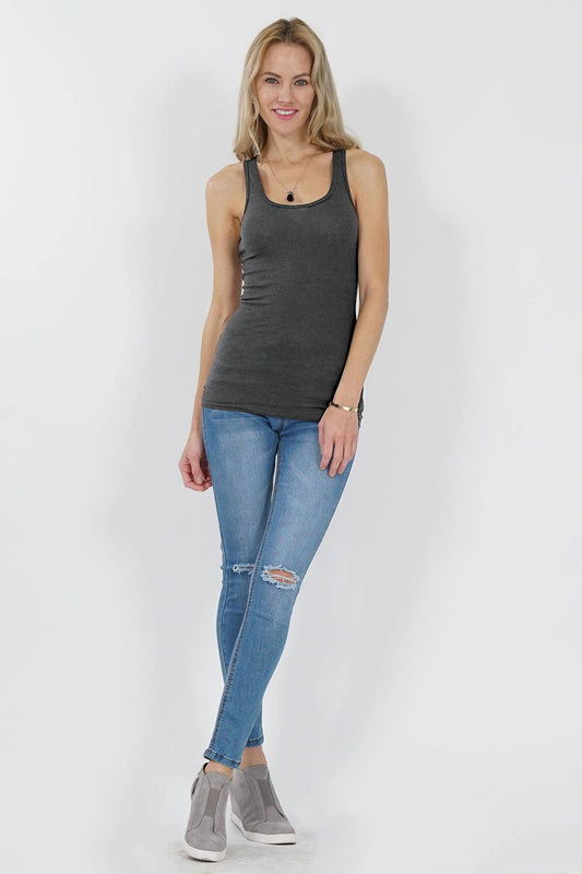 Ribbed Racerback Tank