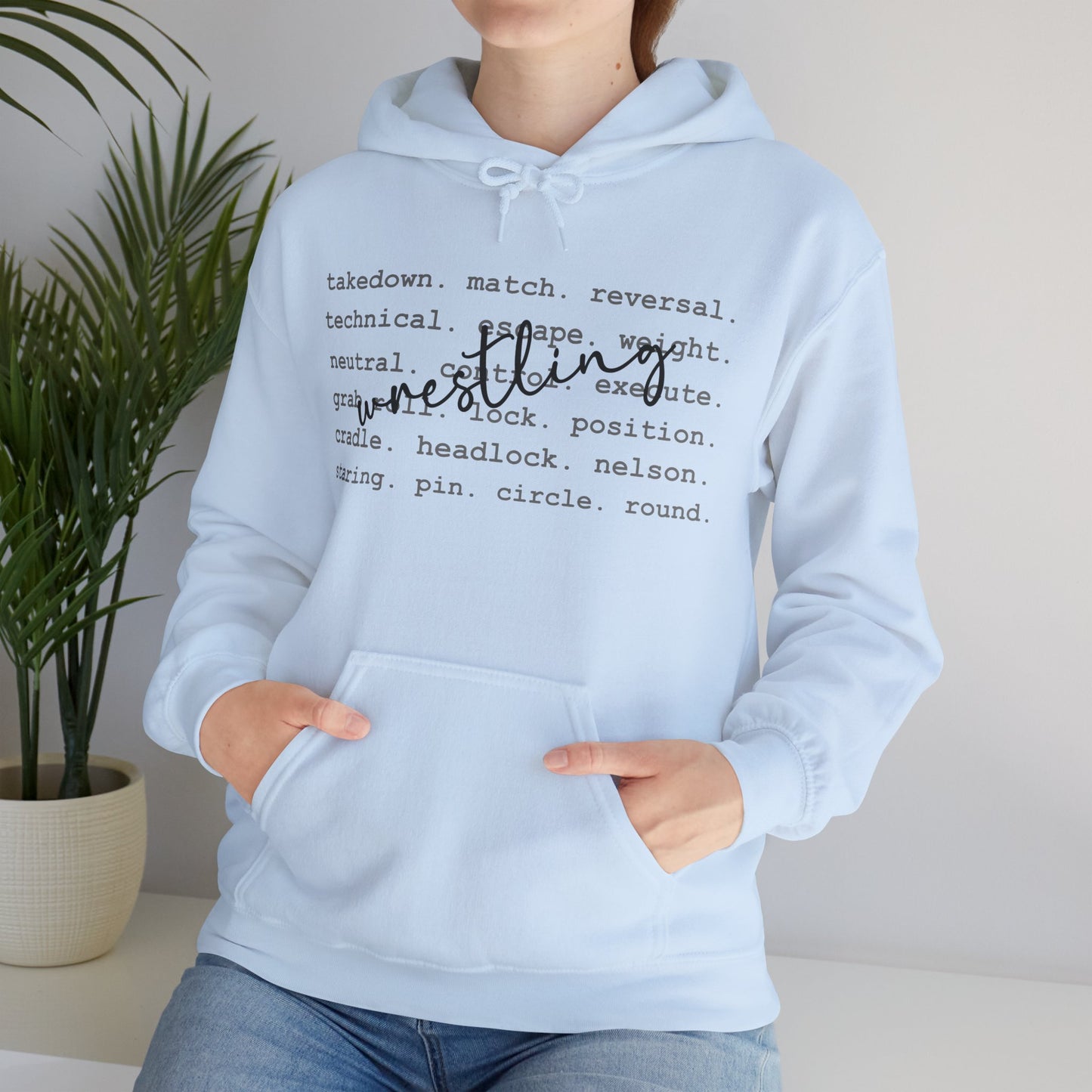 Wrestling Unisex Heavy Blend™ Hooded Sweatshirt
