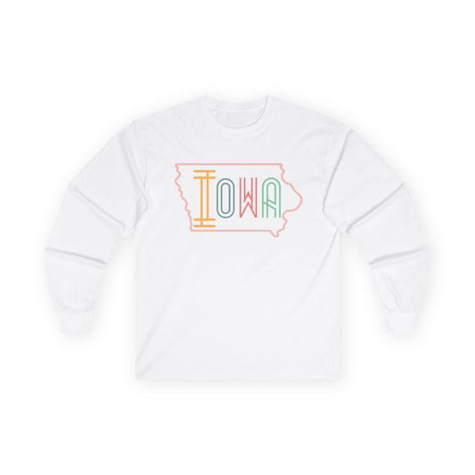 Iowa Light Graphic Long Sleeve Tee