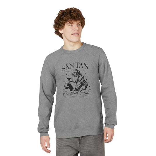 Santa’s Cocktail Club Sweatshirt — Funny Christmas Holiday Pullover