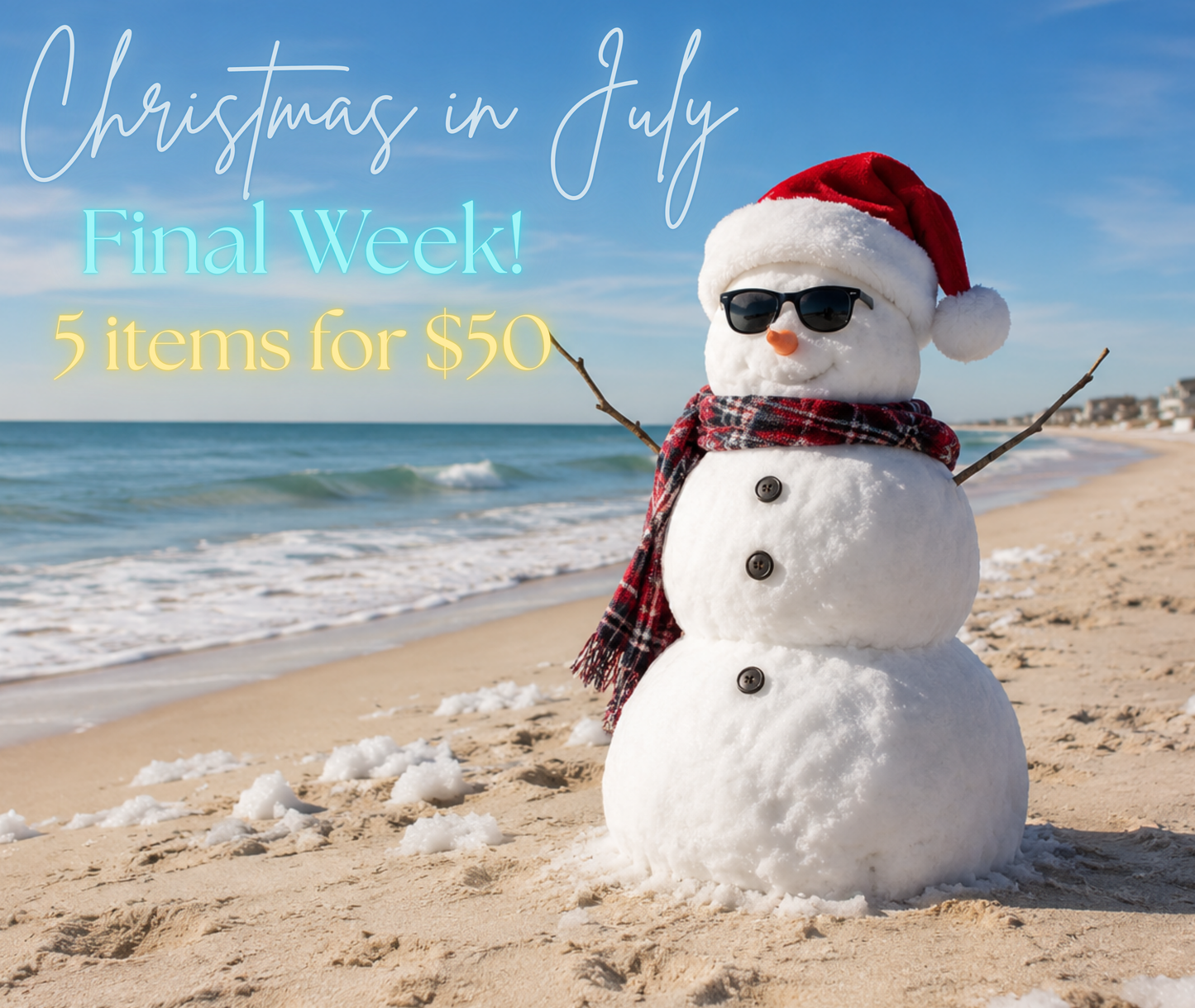 5 for $50 Sale!