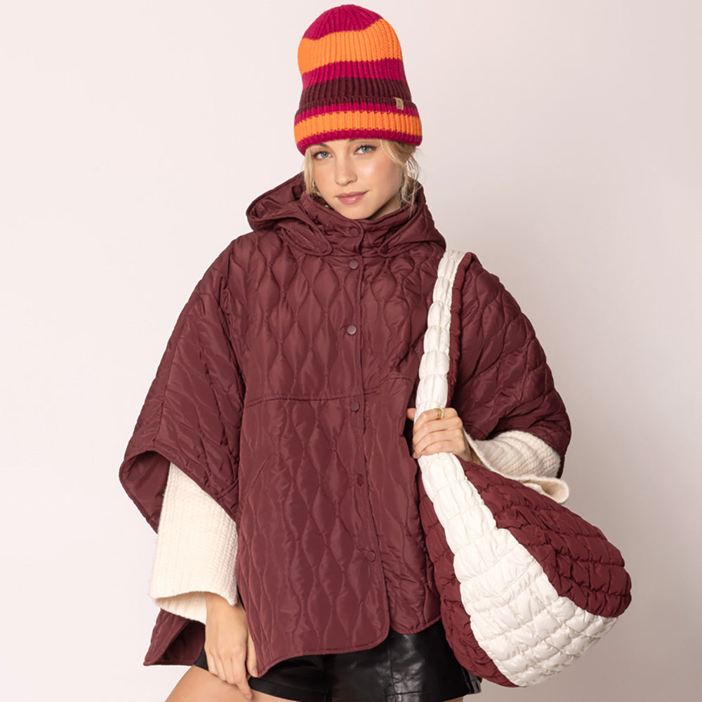 Game Day Quilted Puffer Shoulder Crossbody Bag Cloud Bag