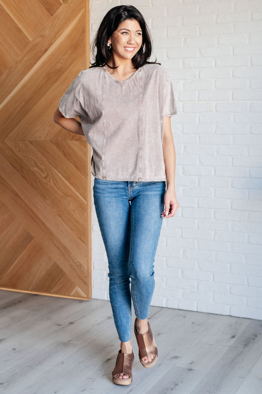 Mineral Wash Spliced Tee
