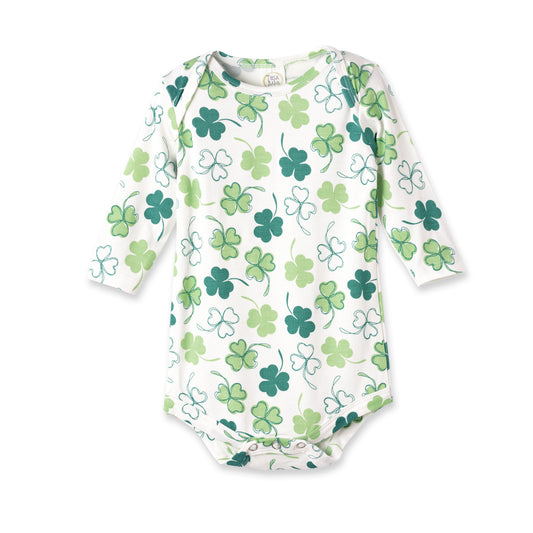 Shamrock Baby Bodysuit – Soft Bamboo Irish Charm - St. Pat