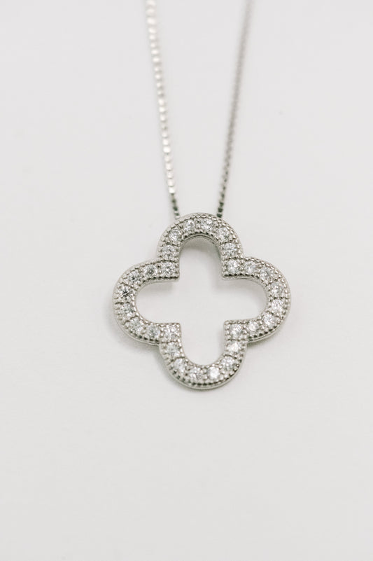 Lucky Girl Syndrome Sterling Silver Pendant Necklace