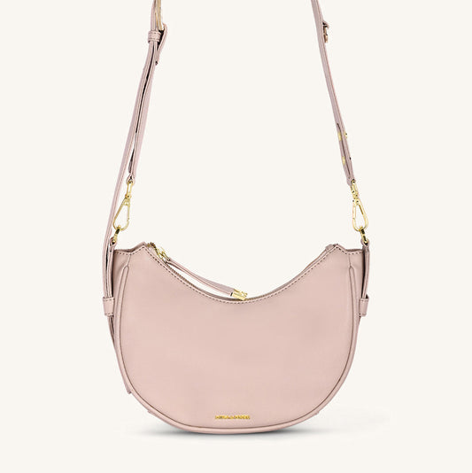 Mira & Moss Sabine Crescent Crossbody Bag - Transcendent Pink