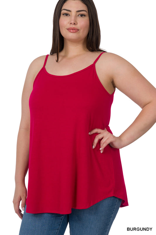 Zenana Plus Size Reversible Spaghetti Strap Cami