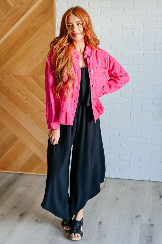 Wild At Heart Leopard Print Button Down