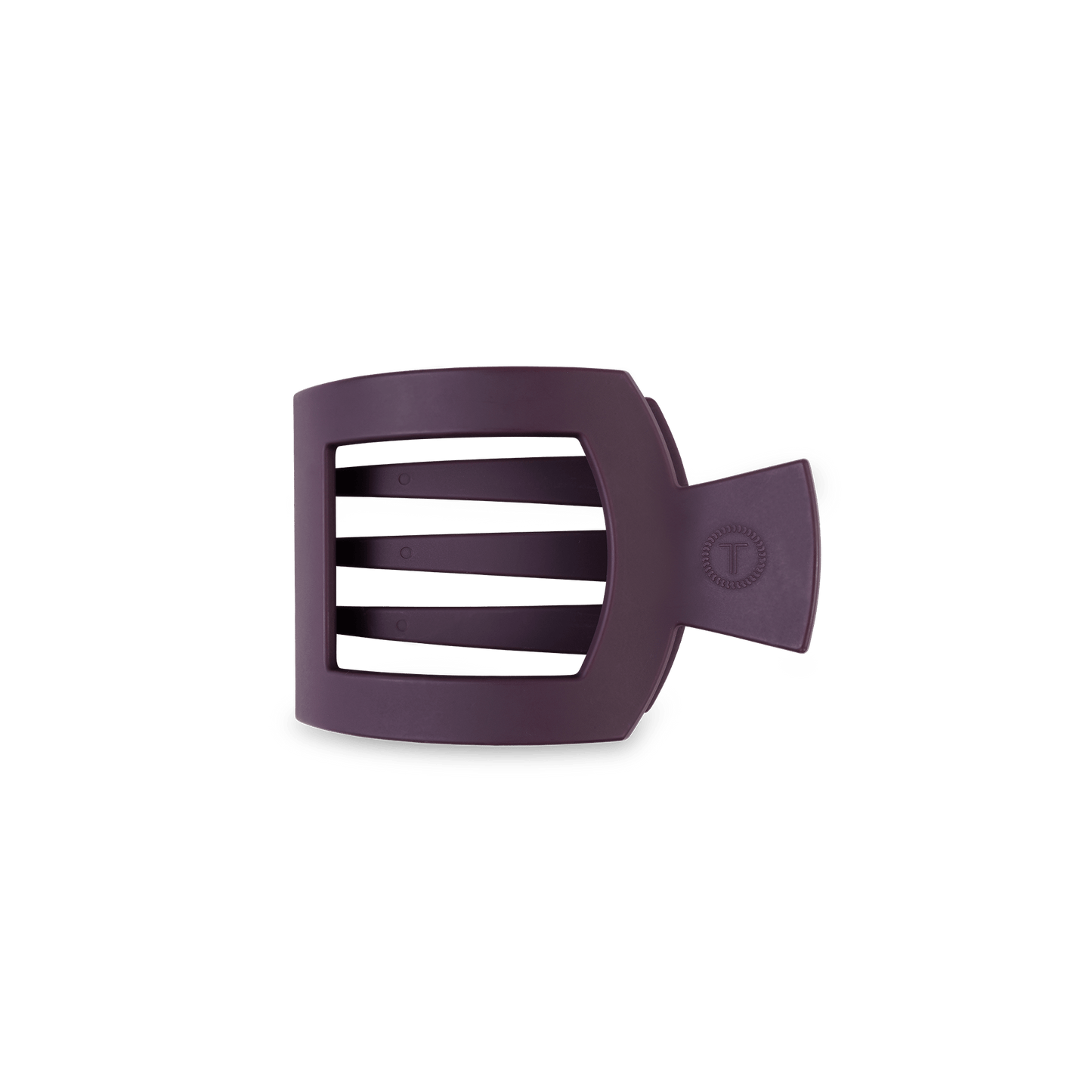 Burgundy Bliss Small Flat Square Hair Clip