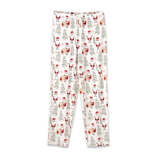 Christmas Santa Adult Bamboo Pajama Pants - Family Matching
