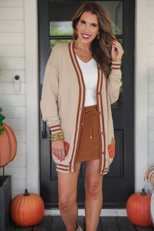 Well Loved Ribbed Skort- Chestnut