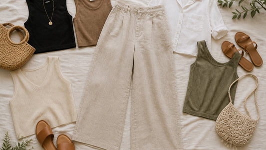 What Tops Go With Linen Wide Leg Pants?