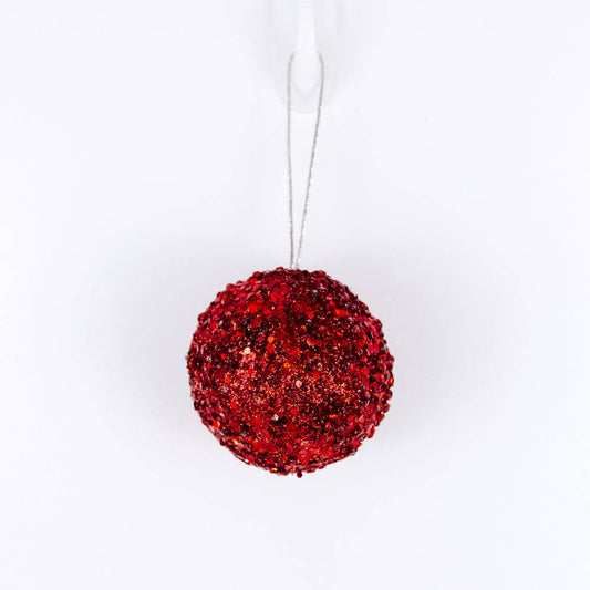 3" jewel ball holiday ornaments