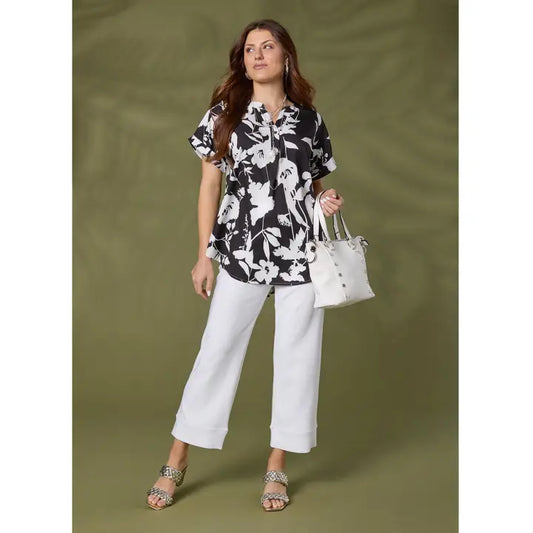 Georgie Wide Leg Cropped