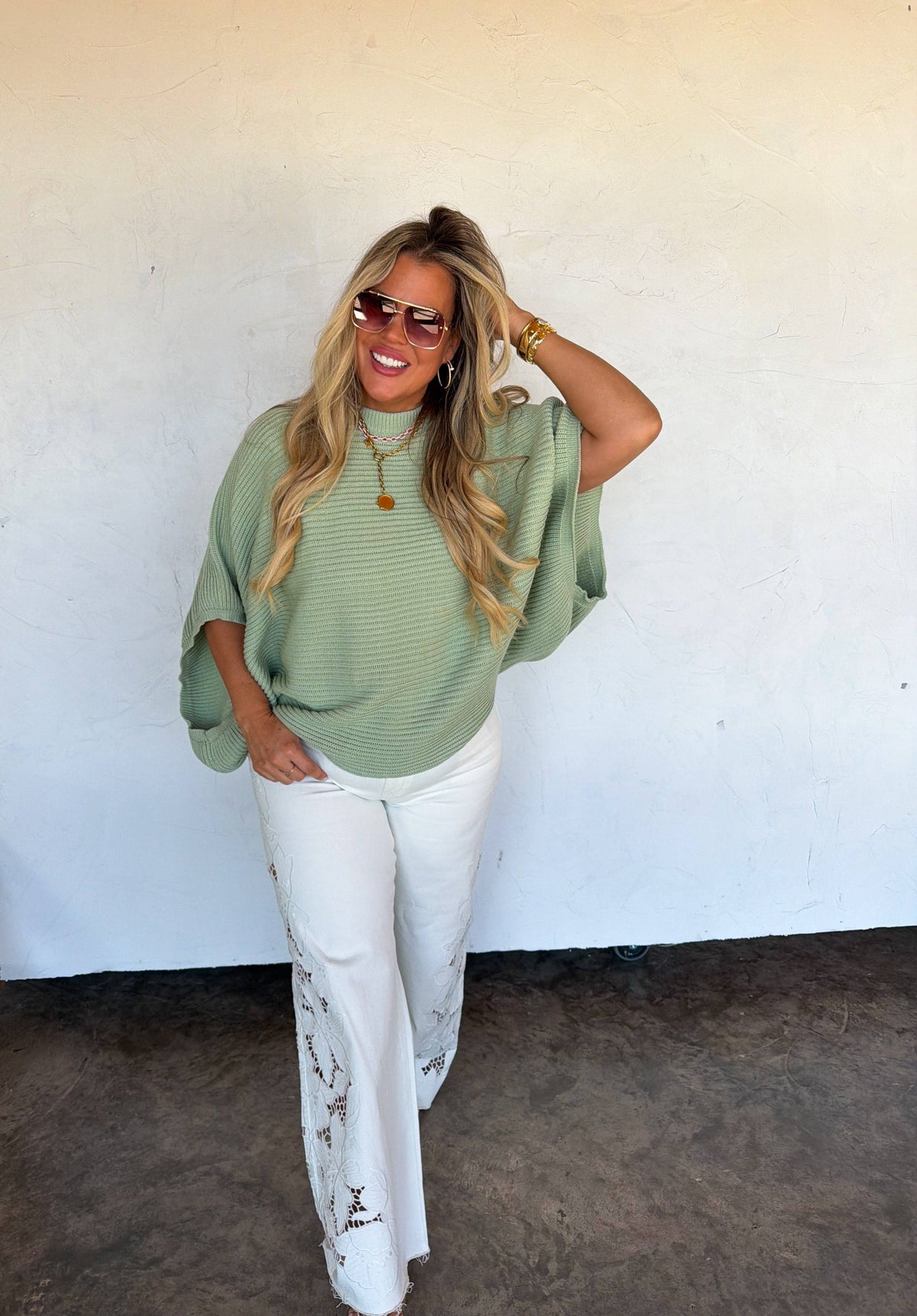 BLAKELEY Pastel Meg Pullover Poncho
