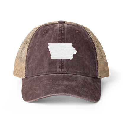 Iowa Women's Washed Mesh-Back Cap