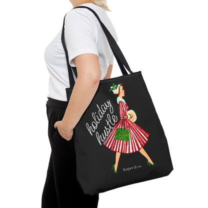 Holiday Hustle Christmas Fashion Tote Bag