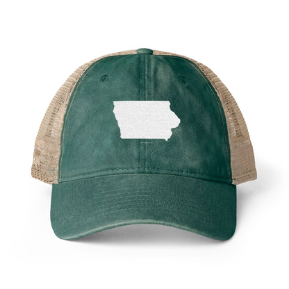 Iowa Women's Washed Mesh-Back Cap