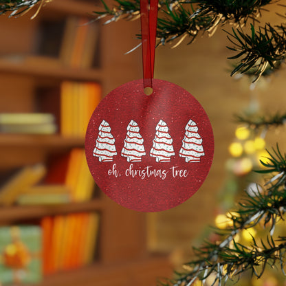 Christmas Tree Metal Ornament – Holiday Decoration