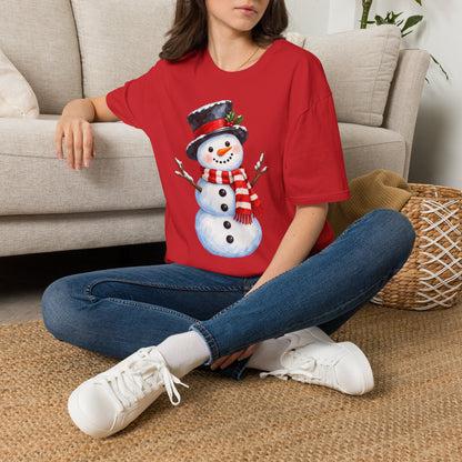 Festive Snowman Christmas T-Shirt