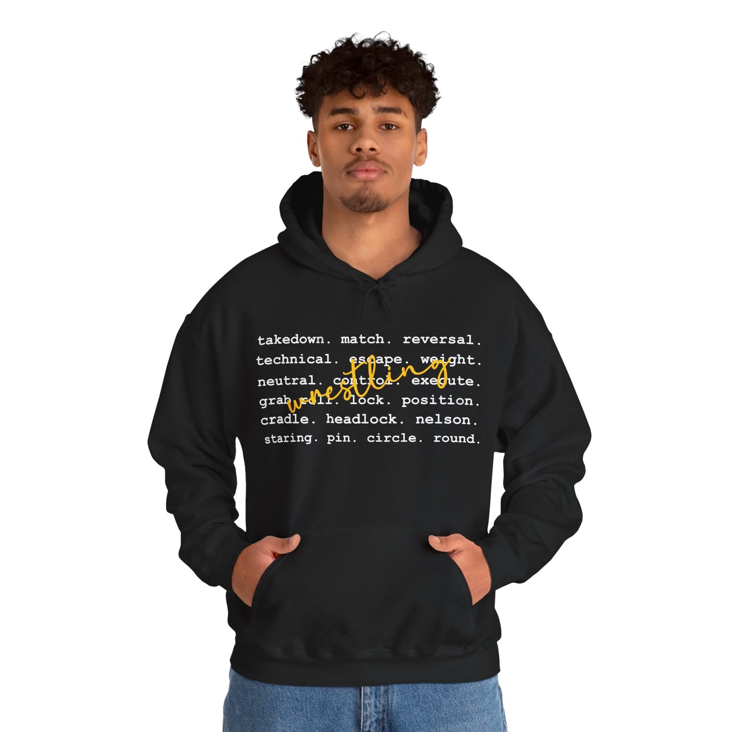 Wrestling Unisex Heavy Blend™ Hooded Sweatshirt
