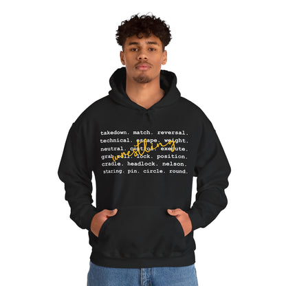 Wrestling Unisex Heavy Blend™ Hooded Sweatshirt