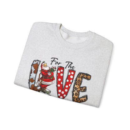 For the Love of Christmas Jersey Sweatshirt Full SIze