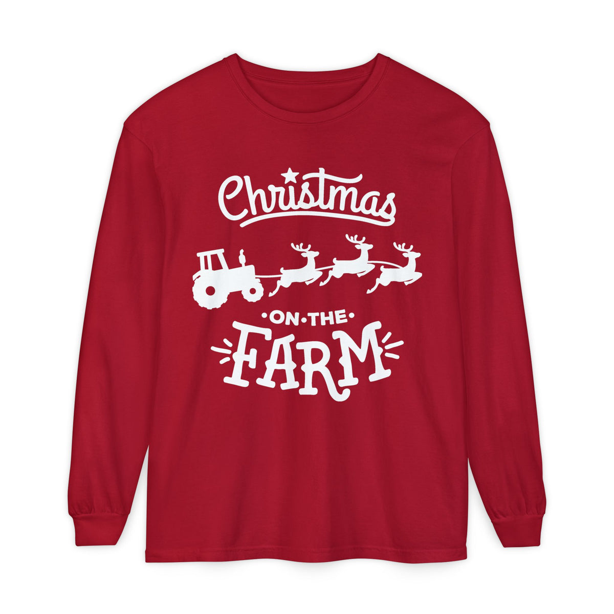 Christmas on the Farm Unisex Ultra Cotton Long Sleeve Tee