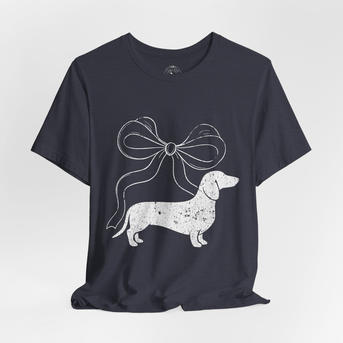 Dachshund Coquette Bow T-Shirt — Cute Doxie Graphic Tee